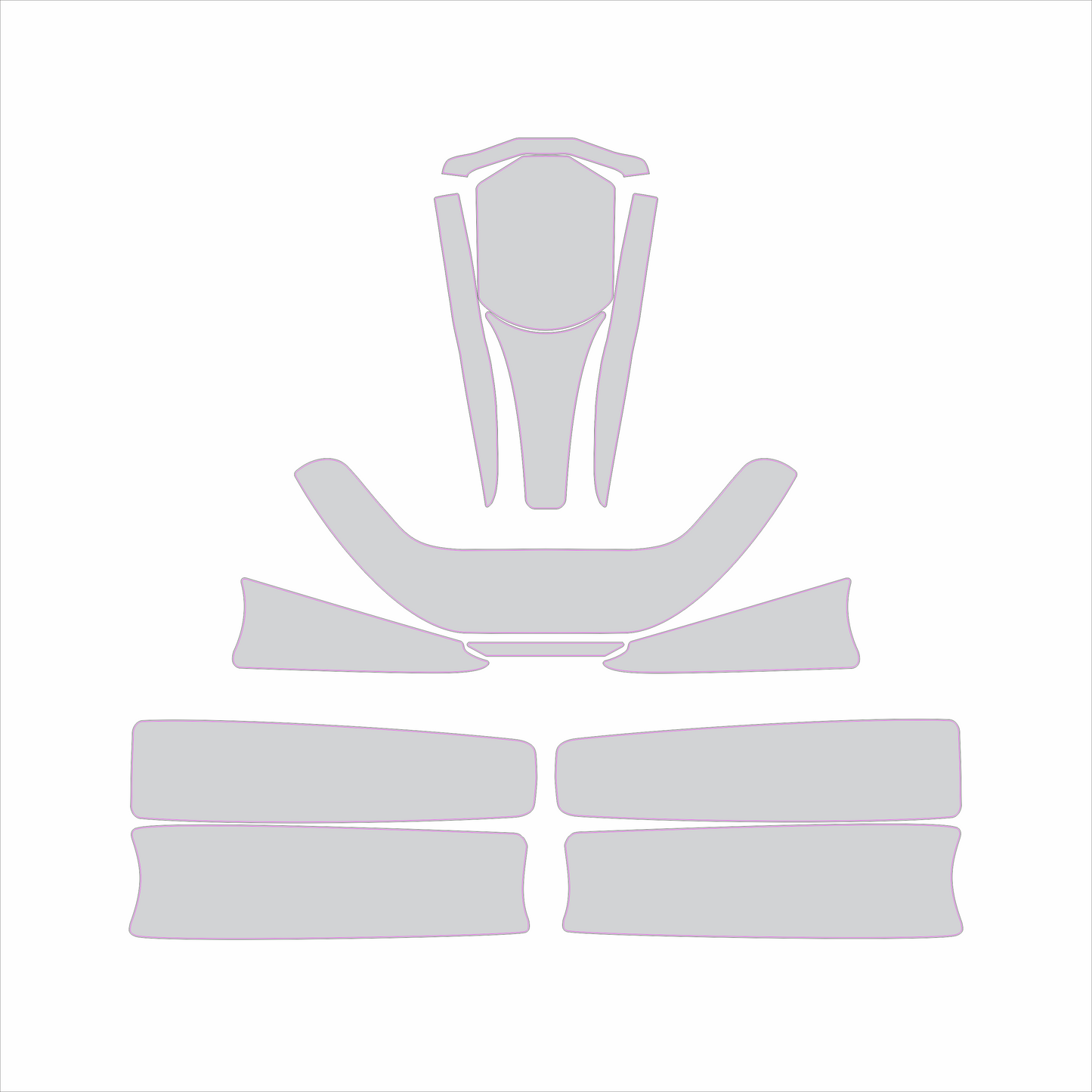 Kart Graphic Template: 02- Full Kart Graphic