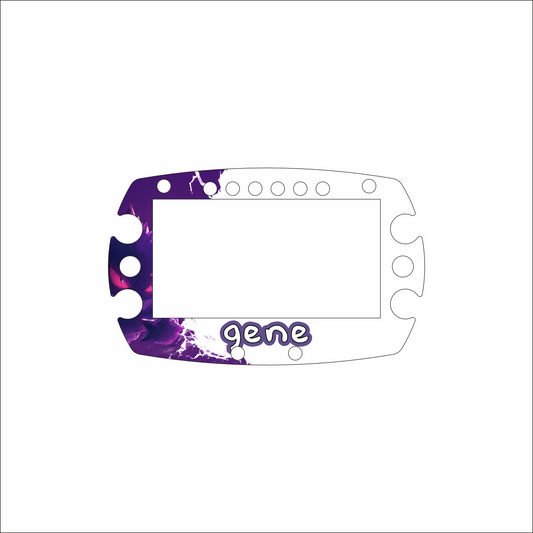 Gene Data Logger Sticker for Alfano 6/7 by One Custom Design, featuring a compact, adhesive data logging sticker for automotive use.