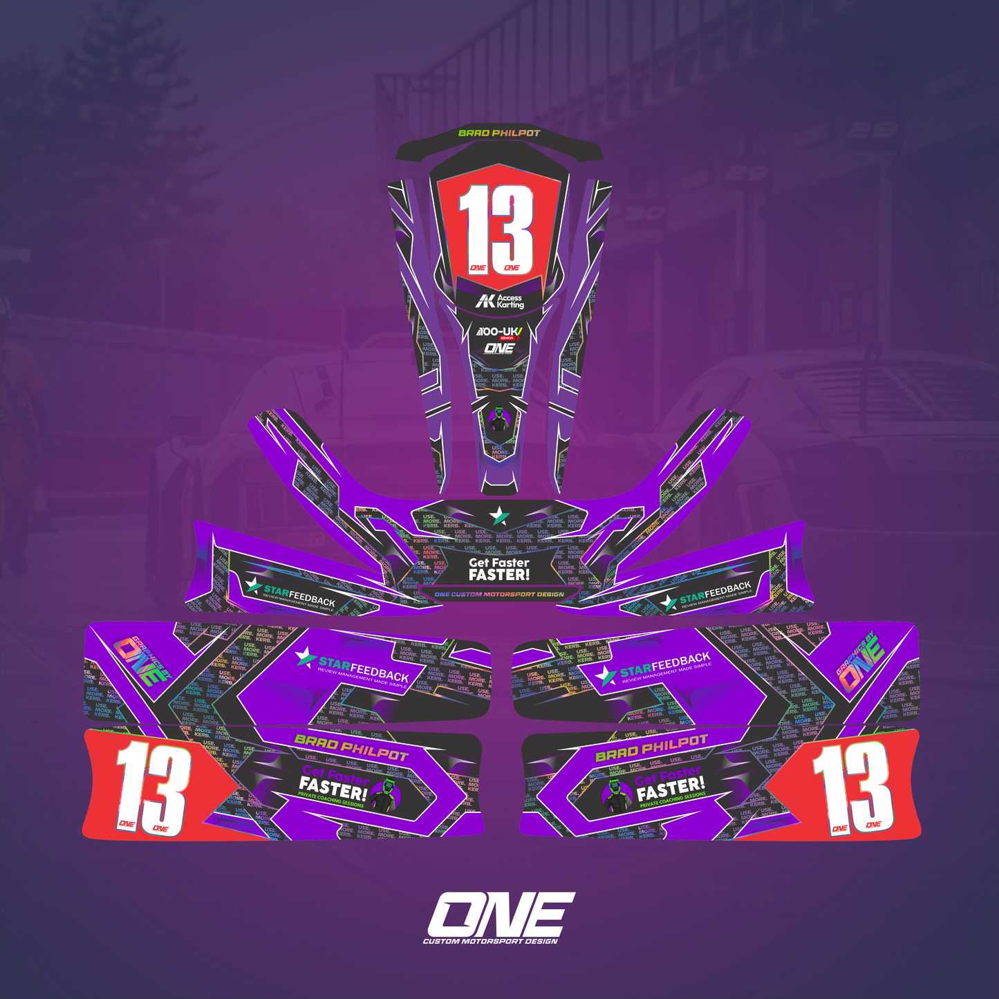 Custom Kart Sticker Kits: Design & Print