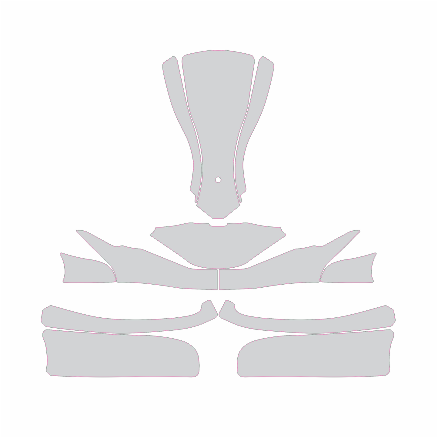 Kart Graphic Template: FP7 Stilo Evo - Full Kart Graphic