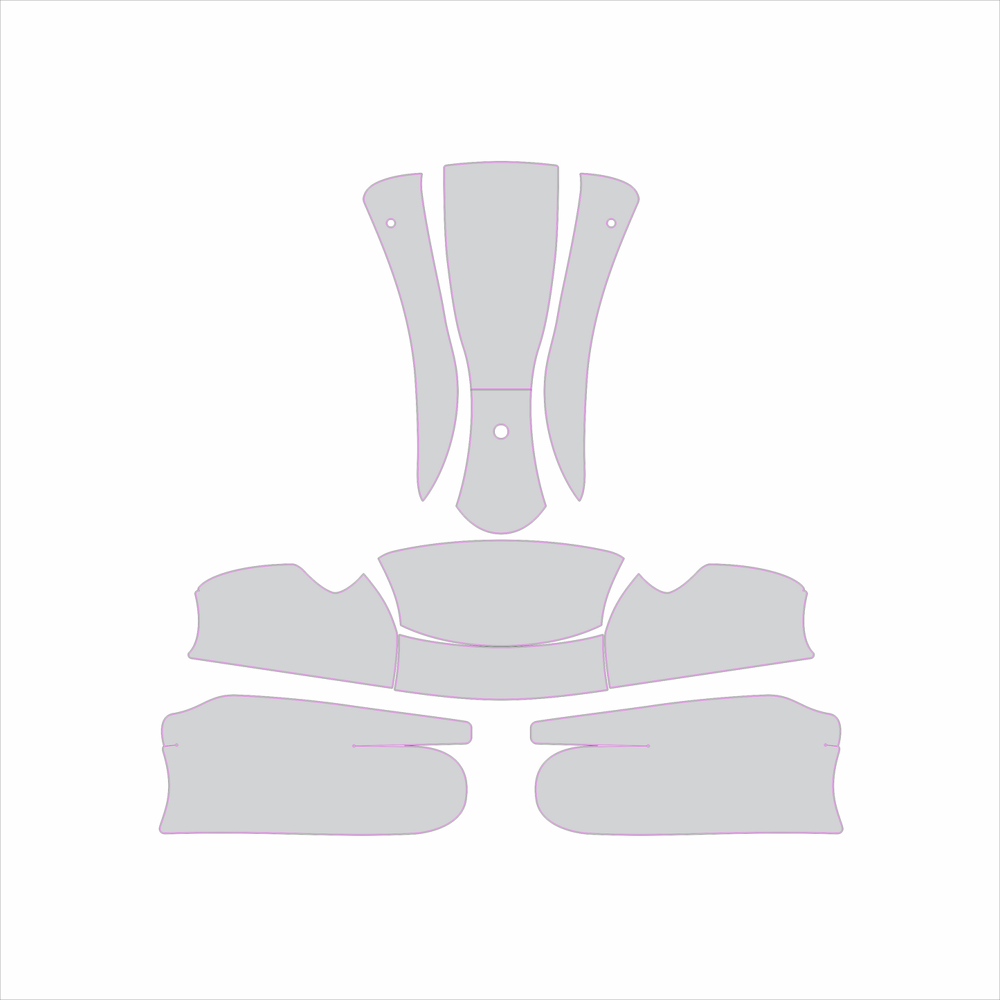 Kart Graphic Template: KG MK20 - Full Kart Graphic