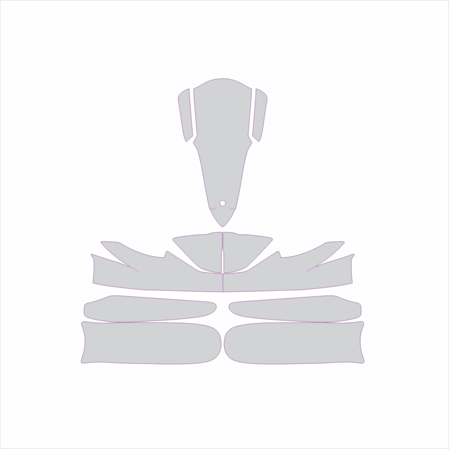 Kart Graphic Template: OTK M5- Full Kart Graphic