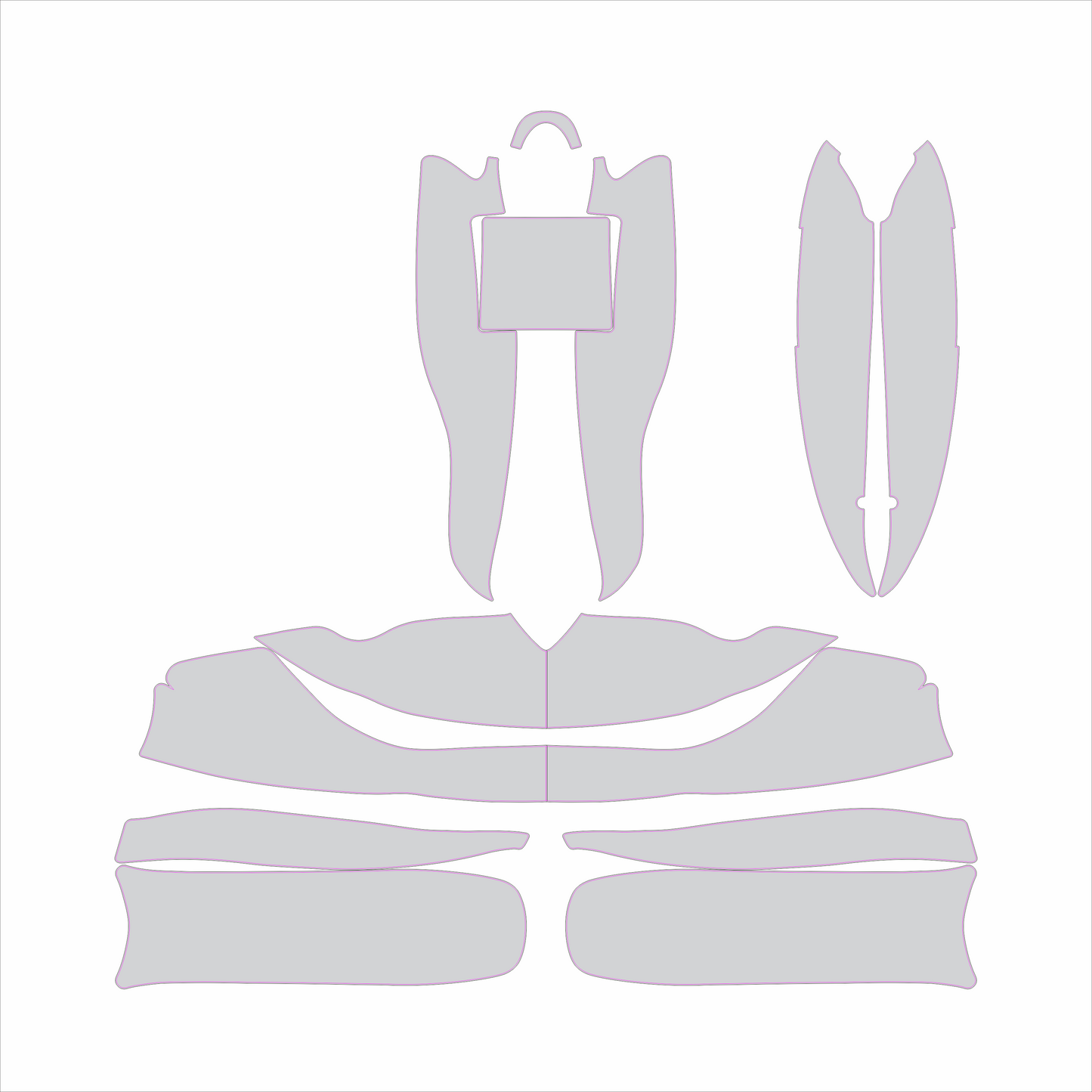Kart Graphic Template: OTK M7- Full Kart Graphic