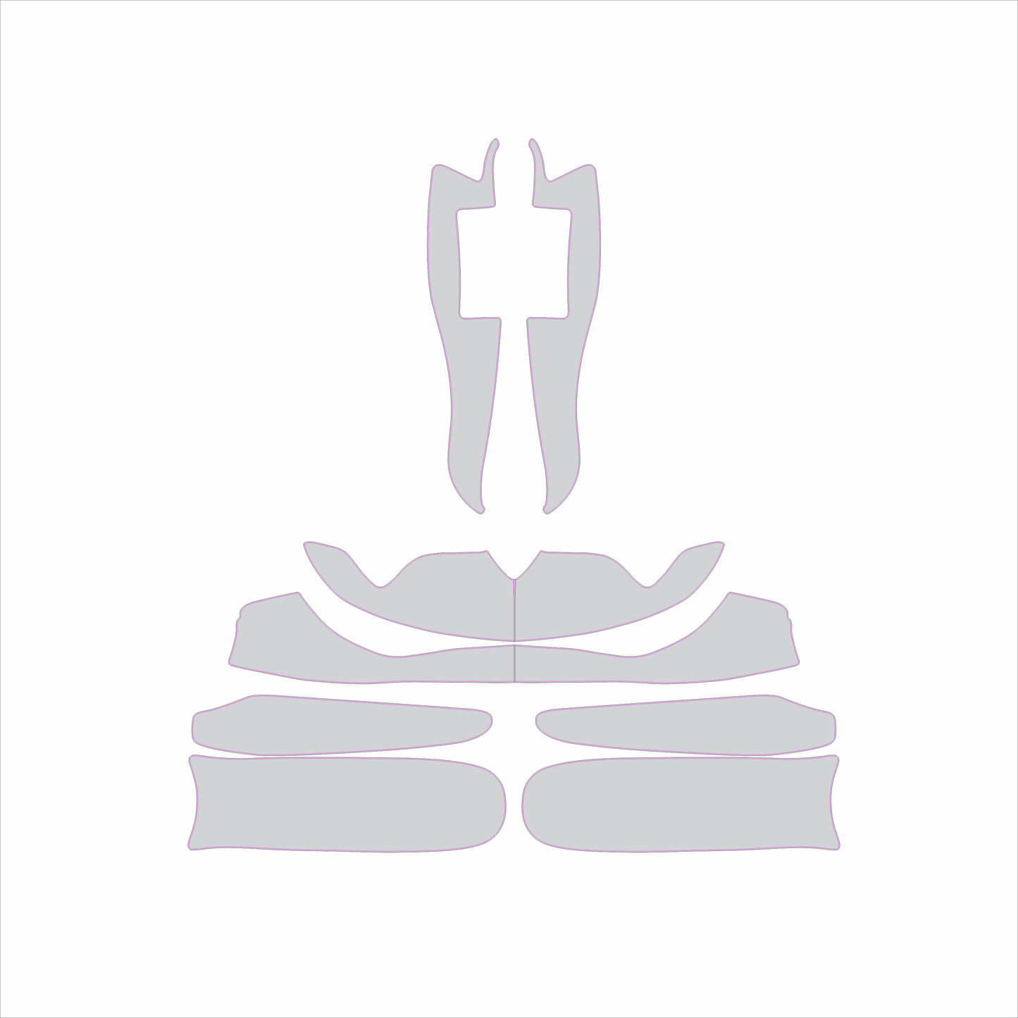 Kart Graphic Template: OTK M8- Full Kart Graphic