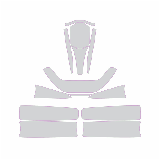 Kart Graphic Template: 02- Full Kart Graphic