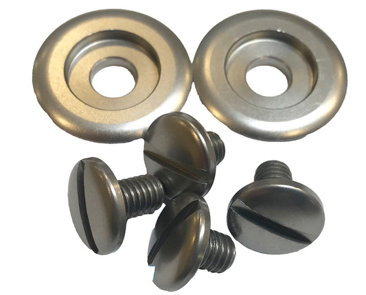 Kart CK6 and SK6 Arai Helmet Silver Anodised Bolts and Washers Pivot Kit