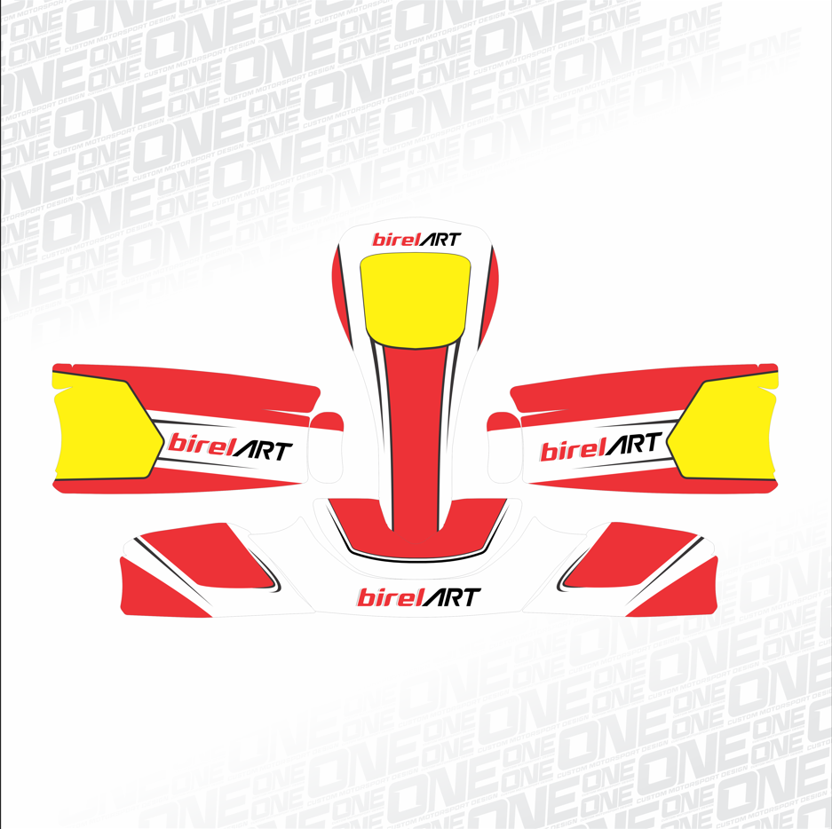 Birel Kart- Replica Kart Graphic Sticker kit