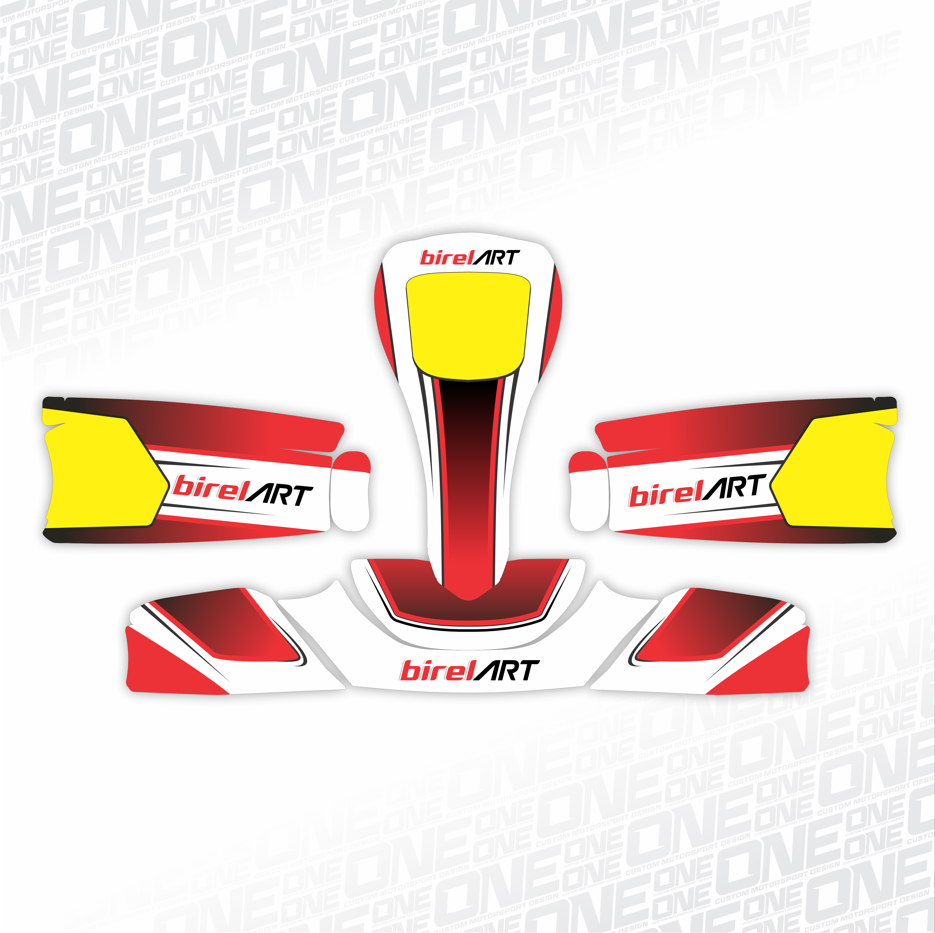 Birel Kart- Replica Kart Graphic Sticker kit