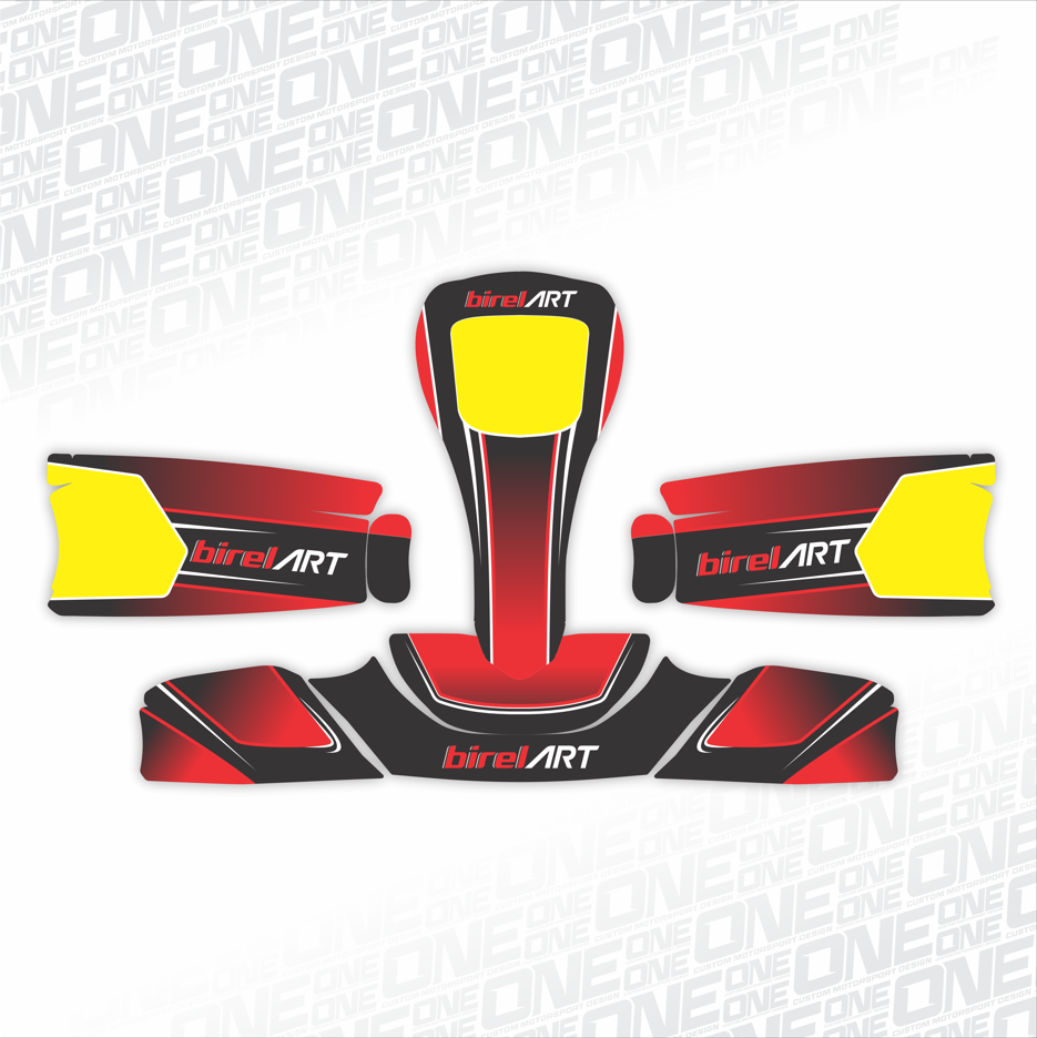 Birel Kart- Replica Kart Graphic Sticker kit