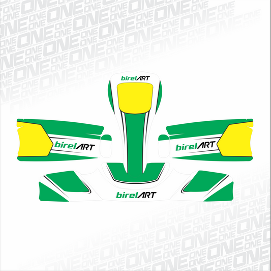 Birel Art Kart - Green- Replica Kart Graphic Design