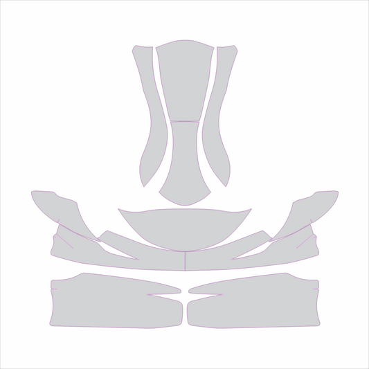 Kart Graphic Template: Eurostar Dynamica - Full Kart Graphic