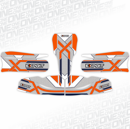 Exprit Kart- Replica Kart Graphic Sticker kit