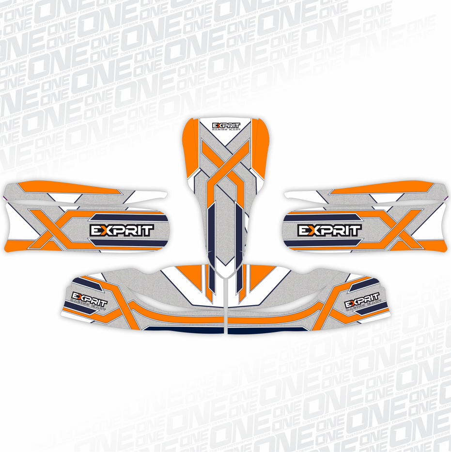 Exprit Kart- Replica Kart Graphic Sticker kit