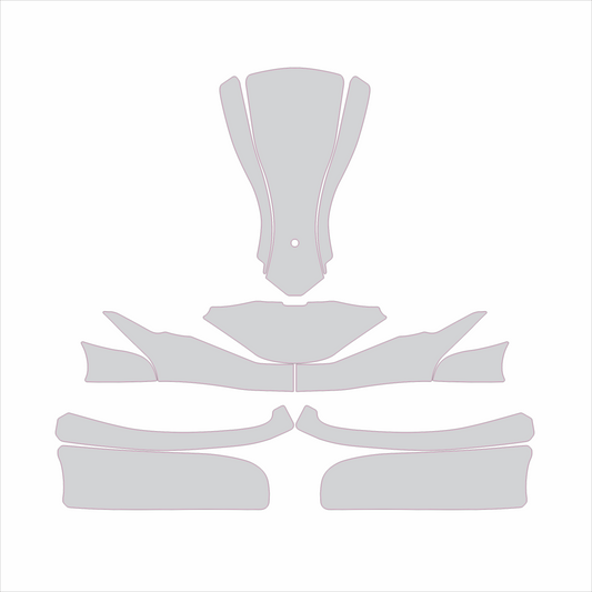 Kart Graphic Template: FP7 Stilo Evo - Full Kart Graphic