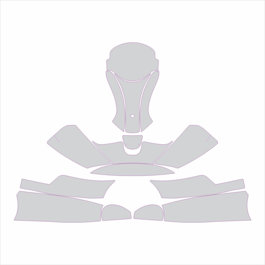 Kart Graphic Template: Freeline - Full Kart Graphic