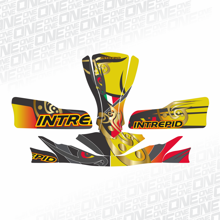 Interpid Kart- Replica Kart Graphic Sticker kit
