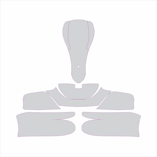 Kart Graphic Template: KG 506- Full Kart Graphic