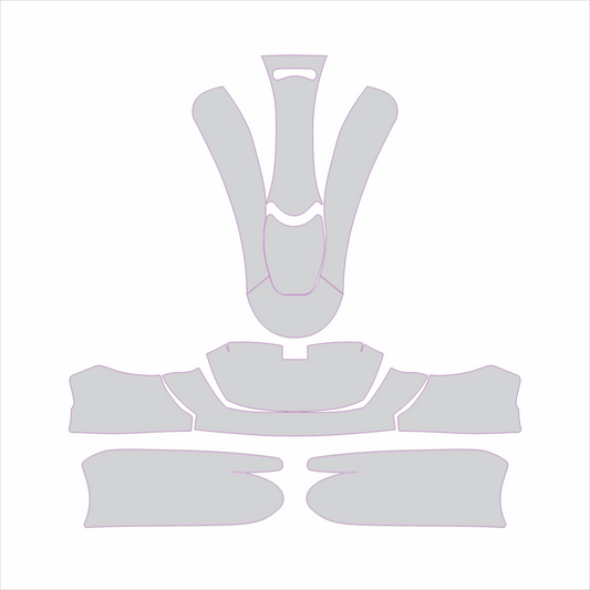 Kart Graphic Template: KG 508 - Full Kart Graphic