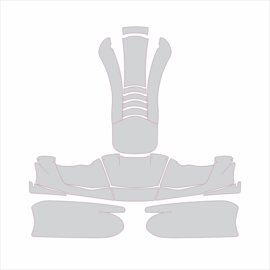 Kart Graphic Template: KG 509 - Full Kart Graphic