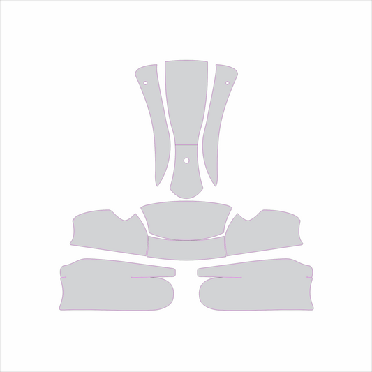 Kart Graphic Template: KG MK20 - Full Kart Graphic