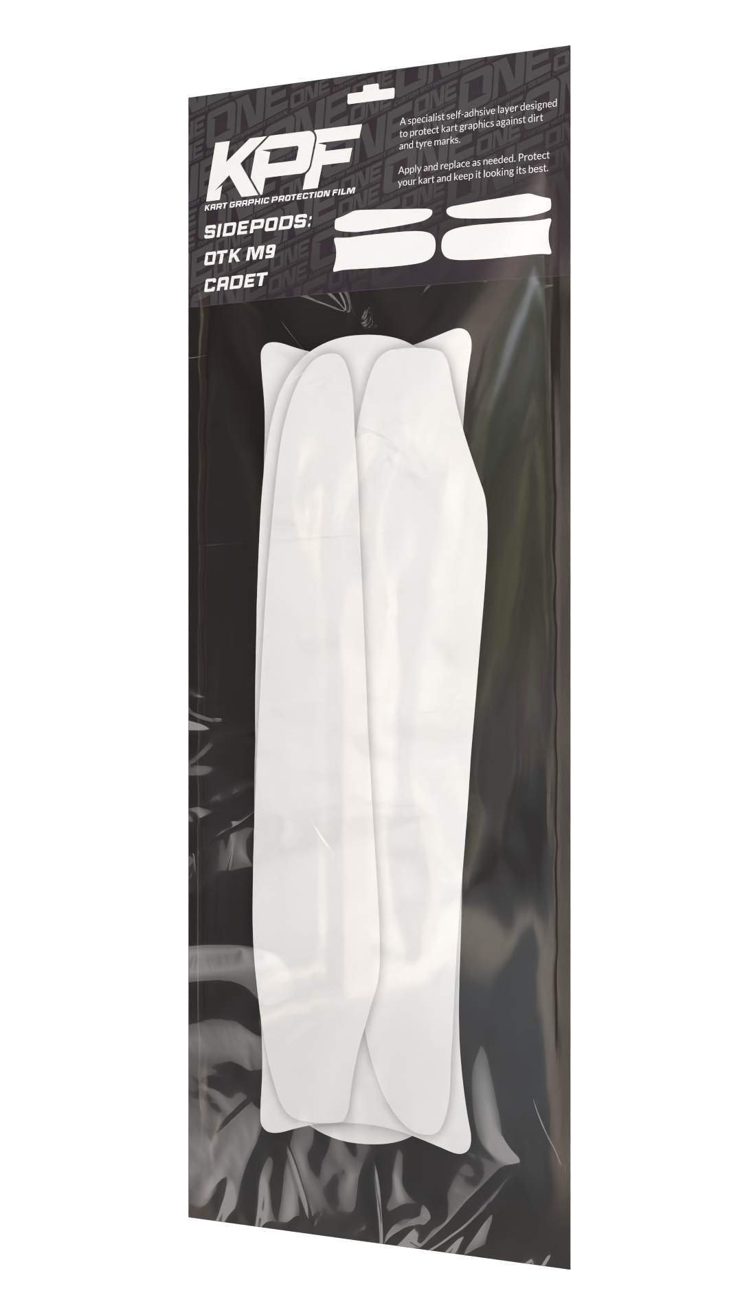 KPF - Kart Graphic Protection Film -Nosecone- OTK M9 Sidepods