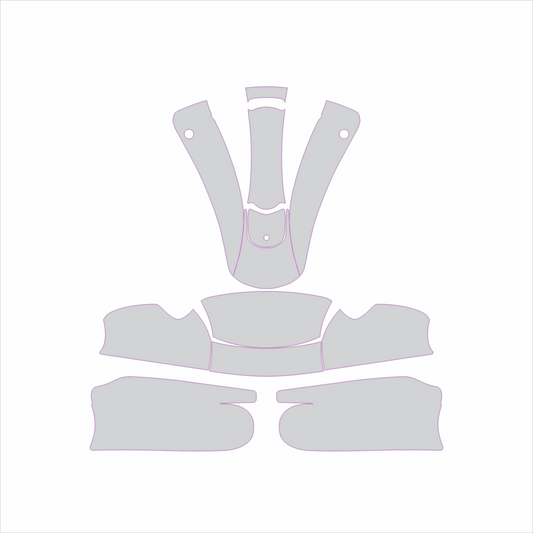 Kart Graphic Template: KG MK27 - Full Kart Graphic