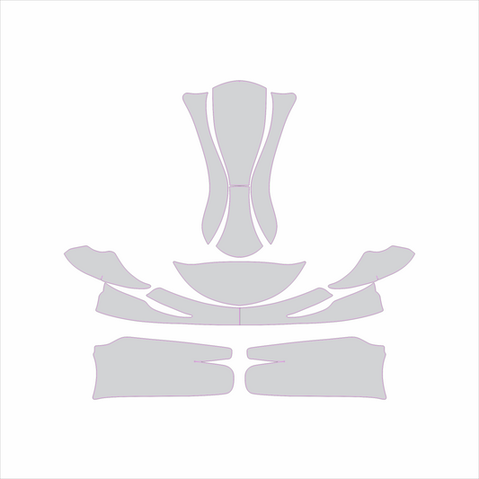 Kart Graphic Template: Mini Dynamica - Full Kart Graphic
