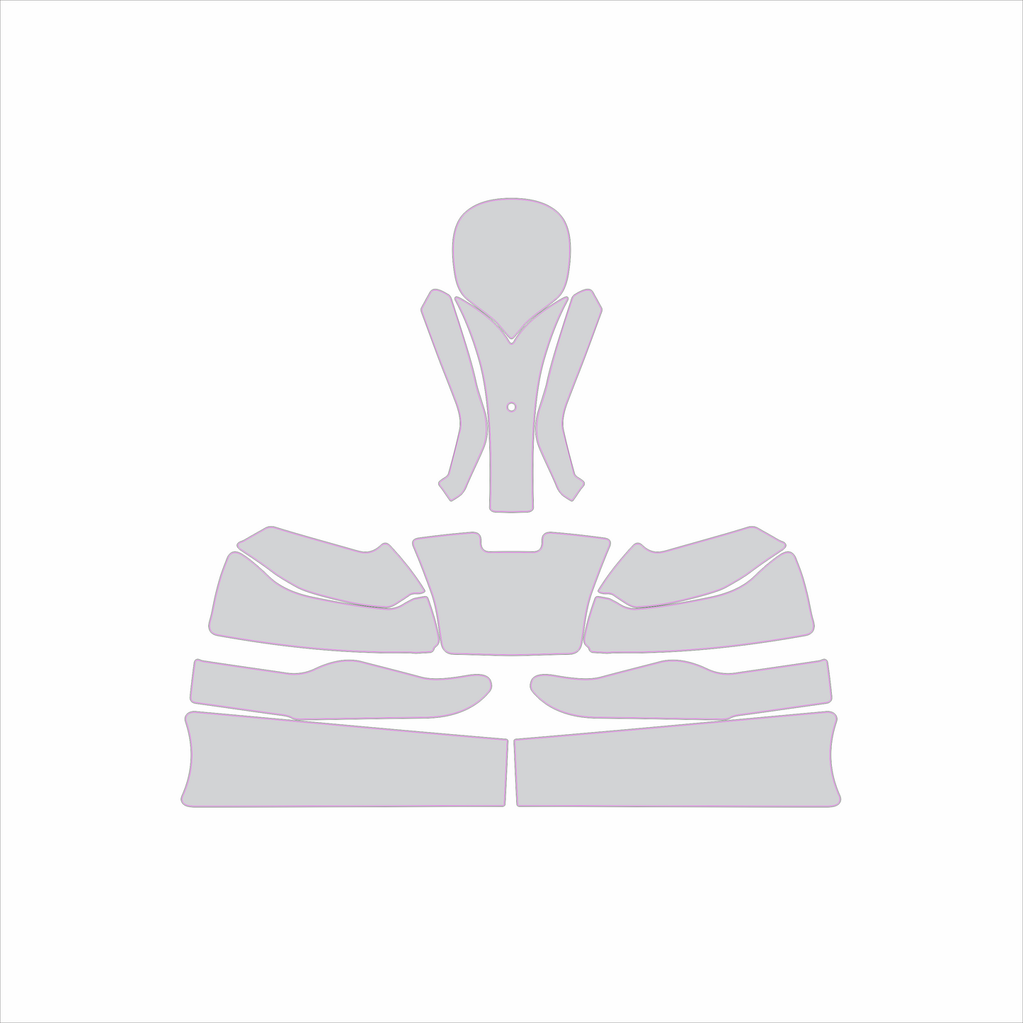 Kart Graphic Template: New Age Cadet - Full Kart Graphic
