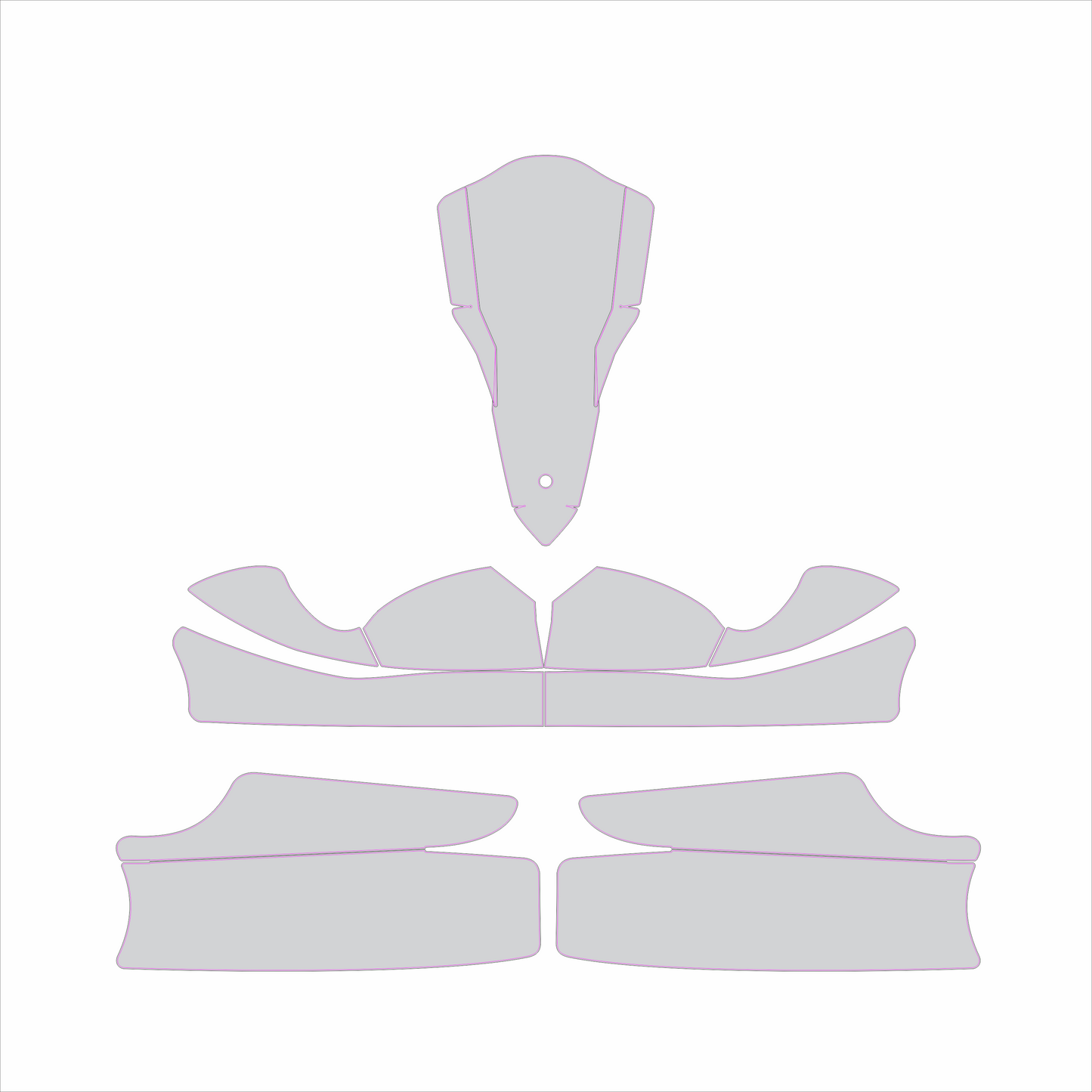 Kart Graphic Template: OTK M3 - Full Kart Graphic