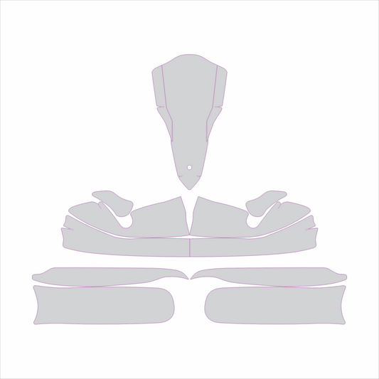 Kart Graphic Template: OTK M4- Full Kart Graphic