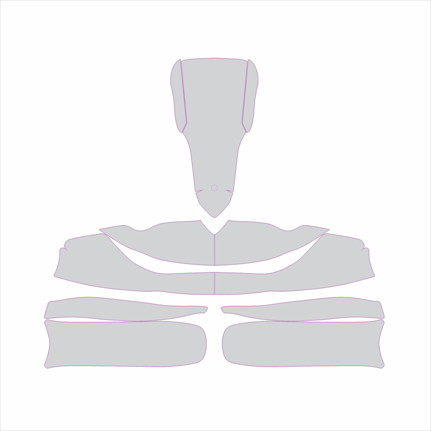 Kart Graphic Template: OTK M6- Full Kart Graphic