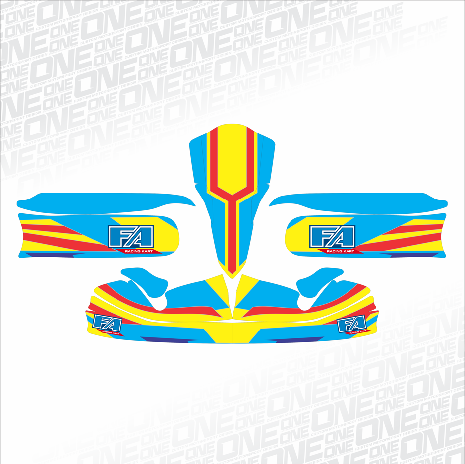 FA Kart-  Replica Kart Graphic Design