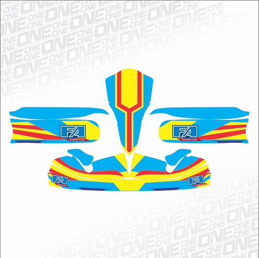 FA Kart-  Replica Kart Graphic Design