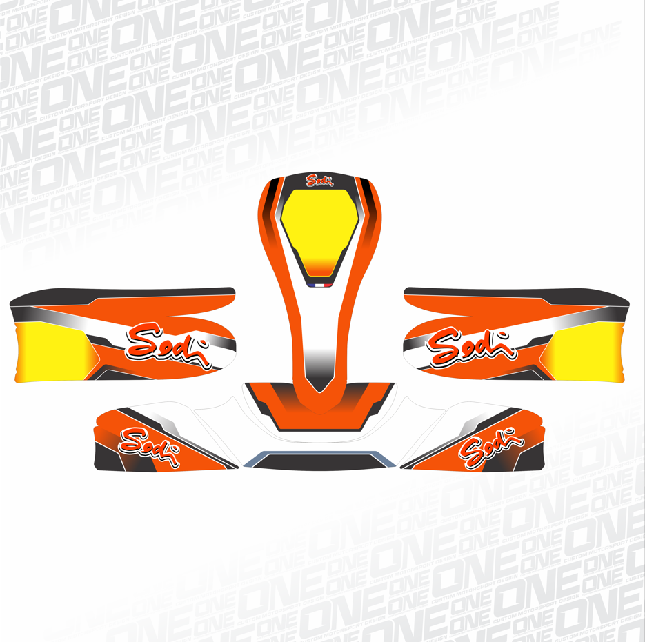 Sodi Kart- Replica Kart Graphic Sticker kit