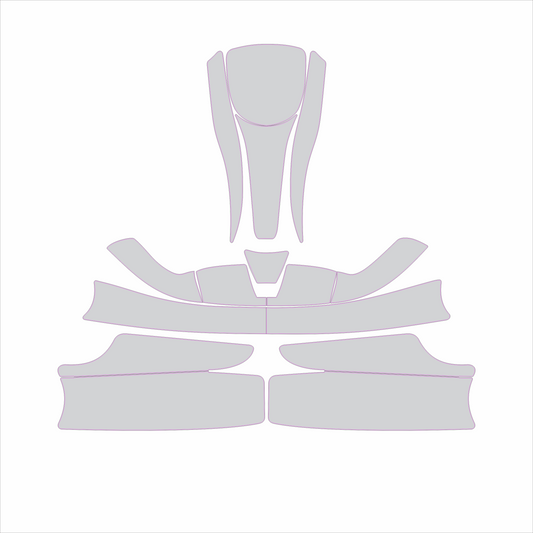 Kart Graphic Template: Unico - Full Kart Graphic