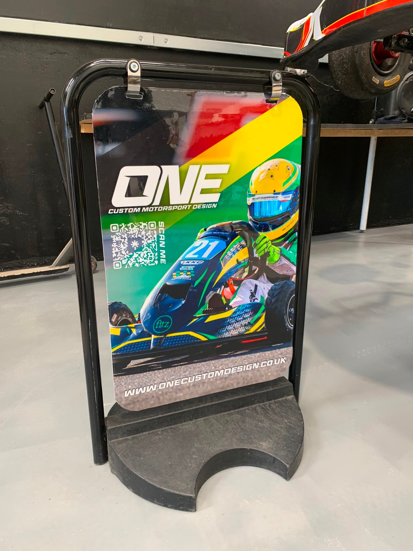 Custom A1 Swing-Board Sign