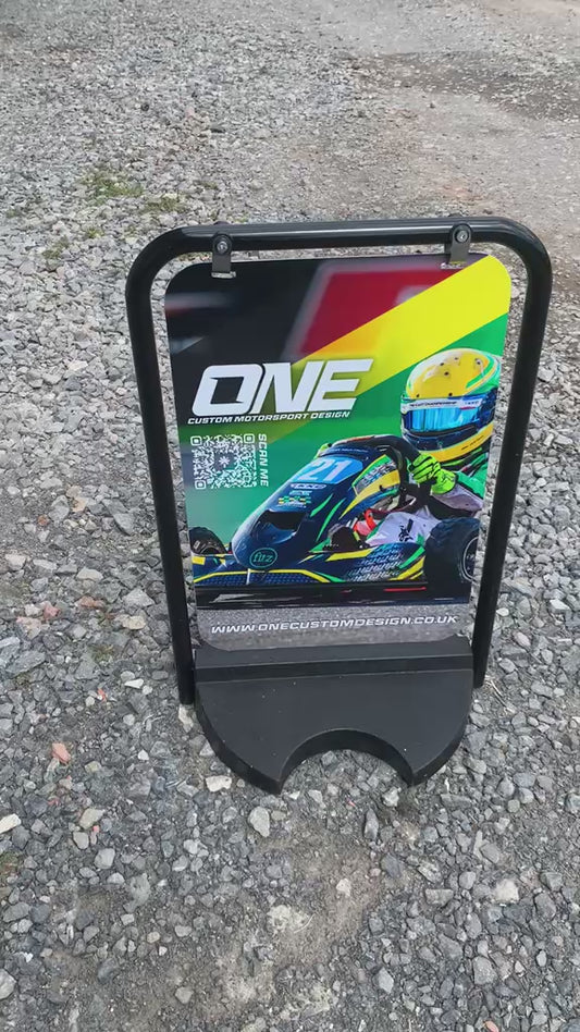 Custom A1 Swing-Board Sign
